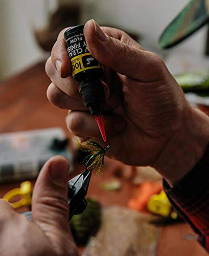 Loon Flow bottle with brush applicator for smooth, accurate head coating