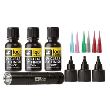 Loon Outdoors UV Fly Tying Kit for fast curing and precise fly heads
