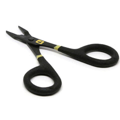 Loon Rogue Debarb Pliers cutting surface close-up, efficient for clean hook debarring.