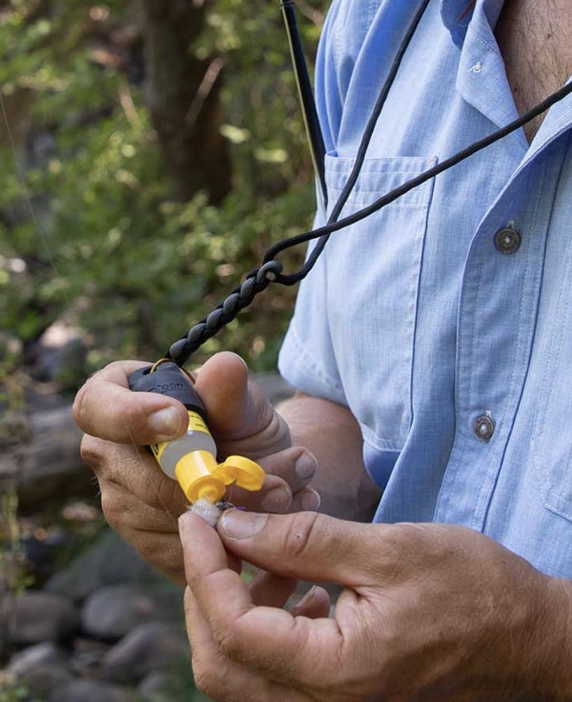 Loon Outdoors Spartan Lanyard with stainless steel tool tether for secure tools.