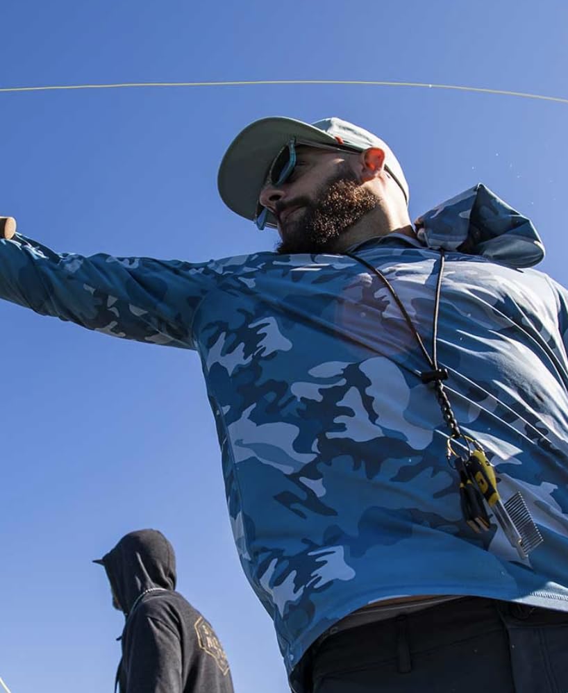 Loon Outdoors Spartan Lanyard works with tippet spools for easy access.