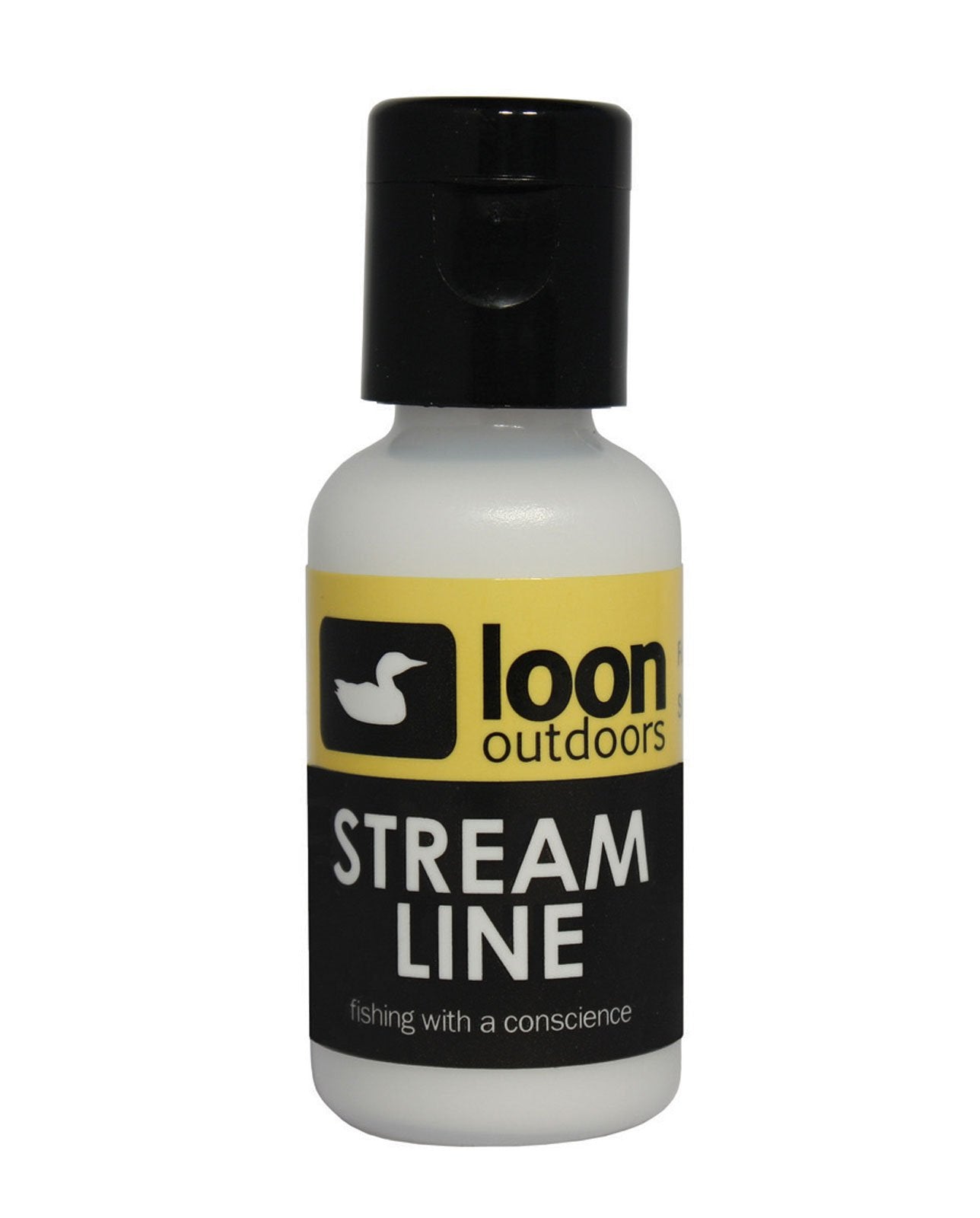 Loon Stream Line bottle pour for on-water fly line treatment and smoother casts.