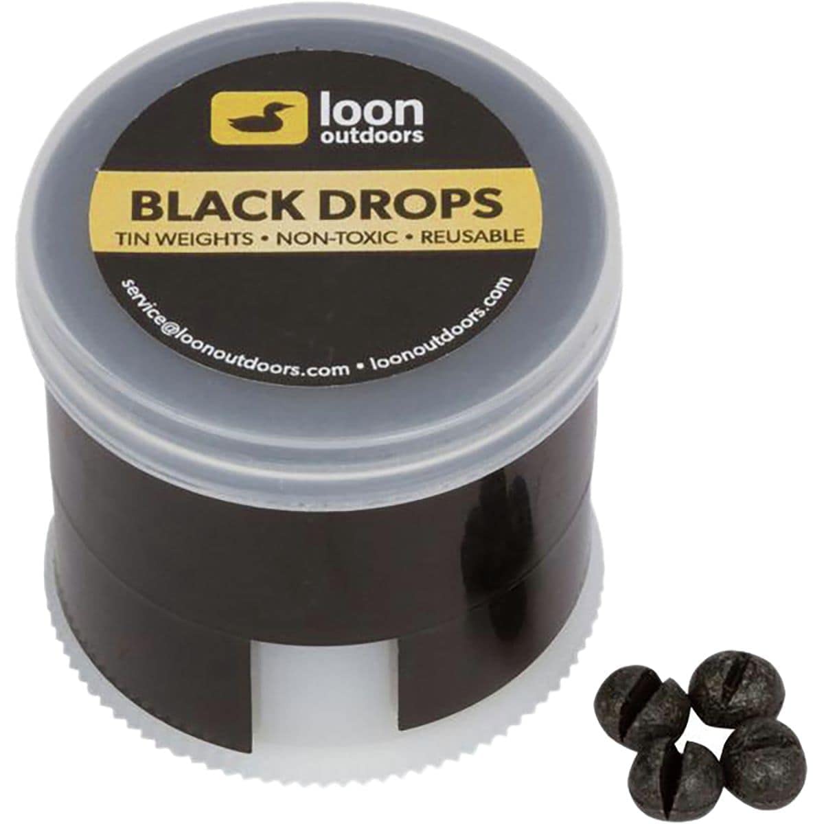 Loon Tin Drops Twist Pot camo with durable matte finish and non-slip texture