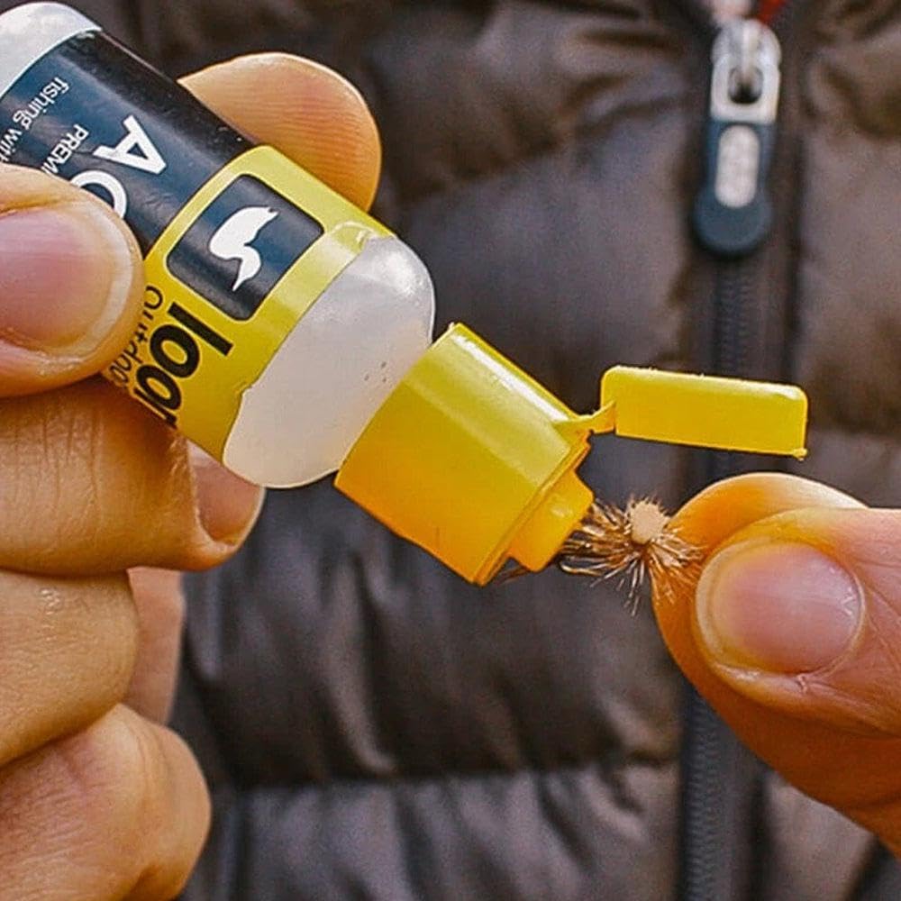 Loon Up and Down Kit sinking bottle demonstrates sub-surface control for nymphing.