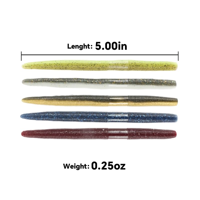 Bass rigged with LOONVA worms for Texas Rig
