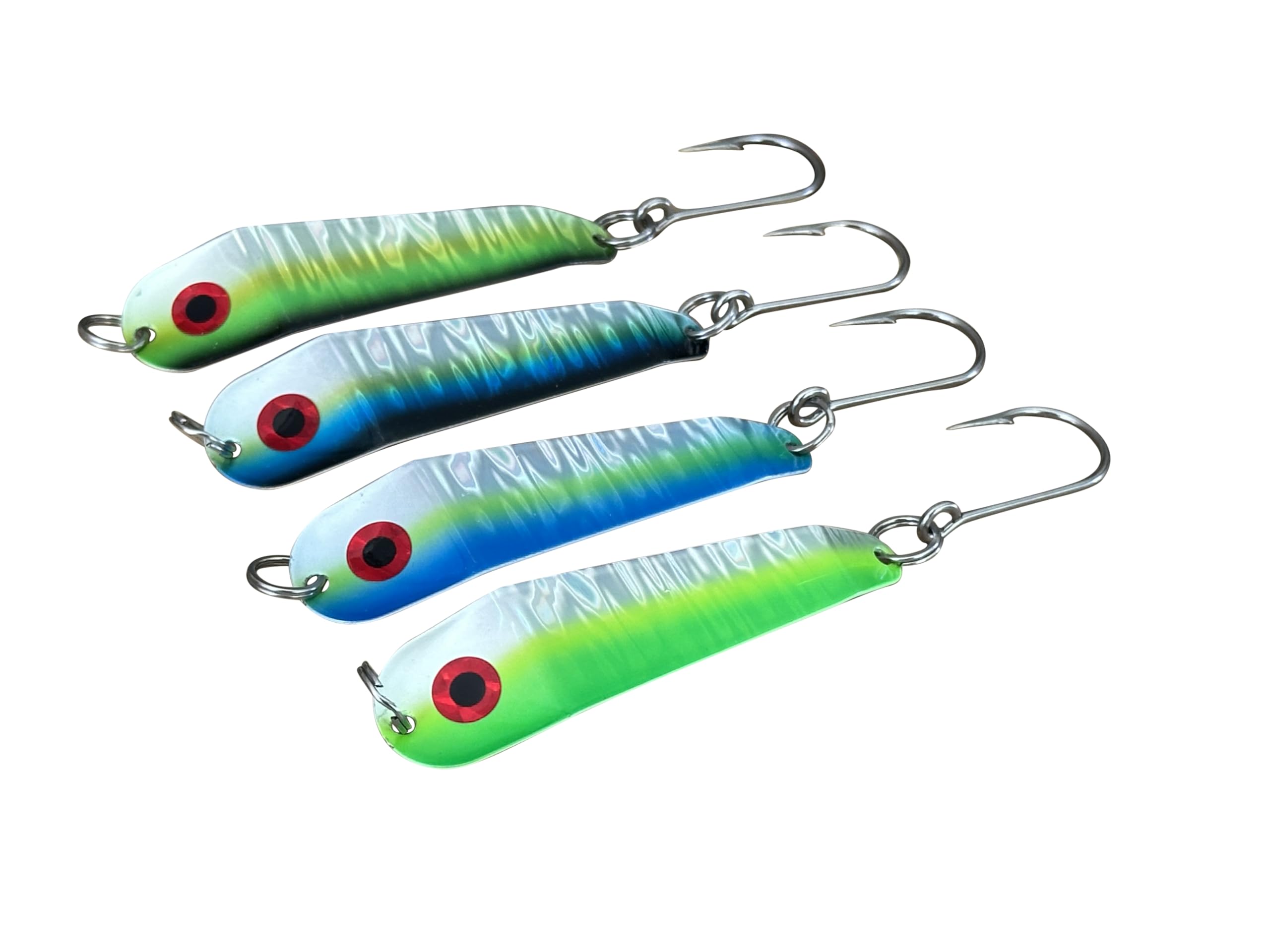 Loony Spoons Set of 4 lures with Salmon and Lake Trout colors