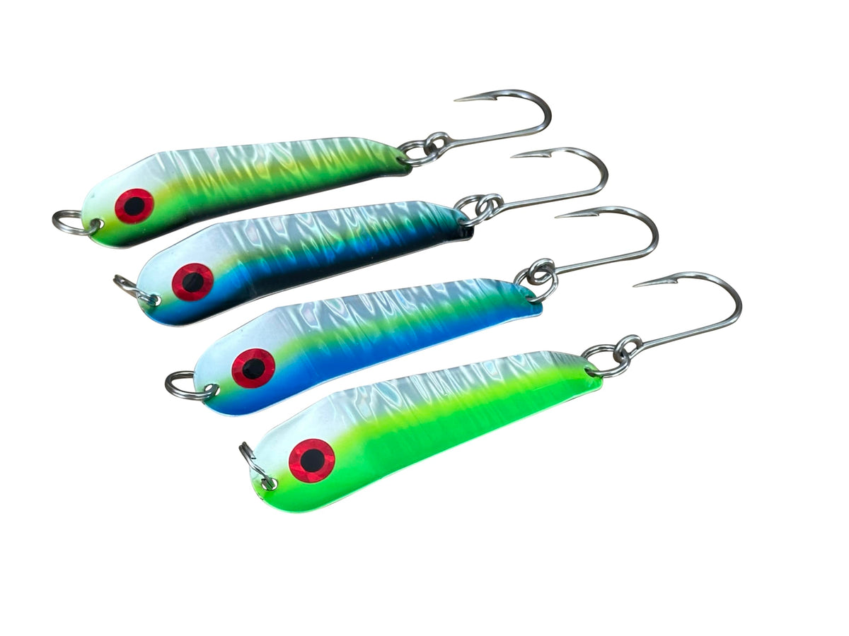 Loony Spoons Set of 4 lures with Salmon and Lake Trout colors