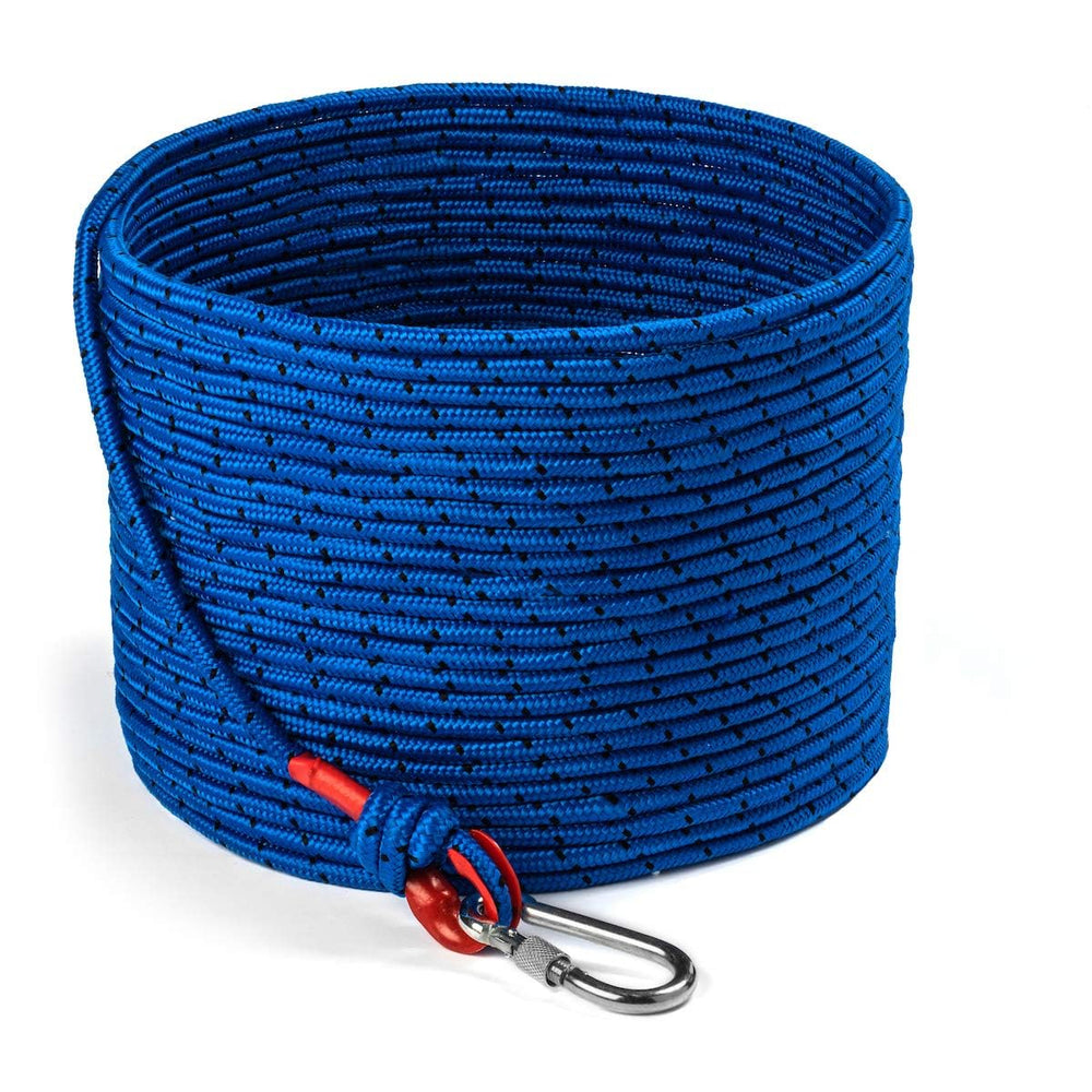 Loreso Strong Magnet Fishing Rope & Carabiner — Heavy Duty 1200 lb, 65 ...