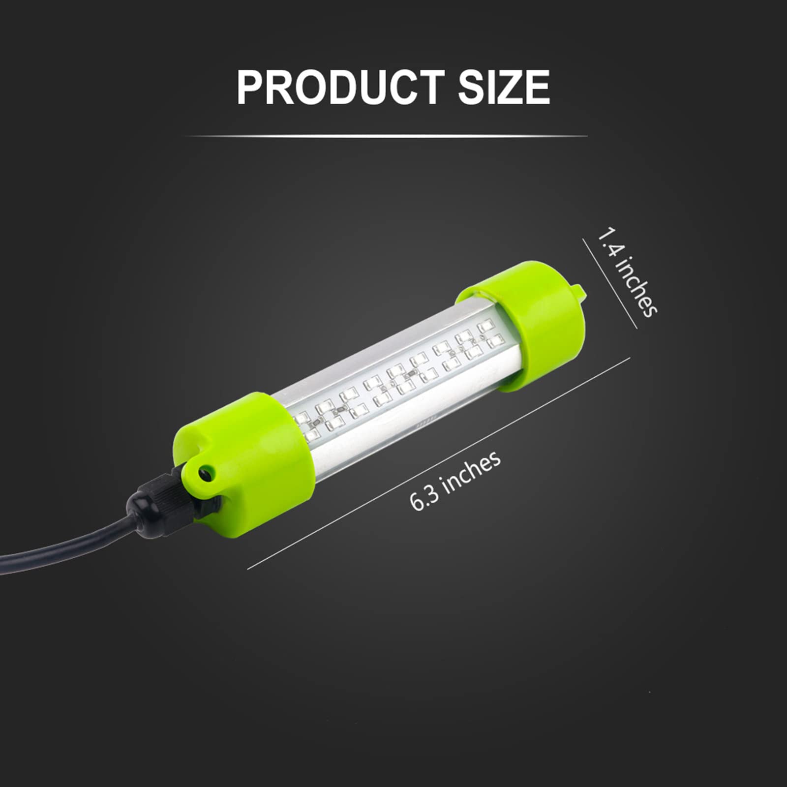 360 degree LED array on LOSTCAT submersible fishing light