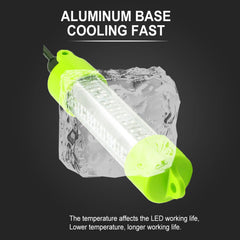 Submersible fishing light attracting snook, crappie, and more