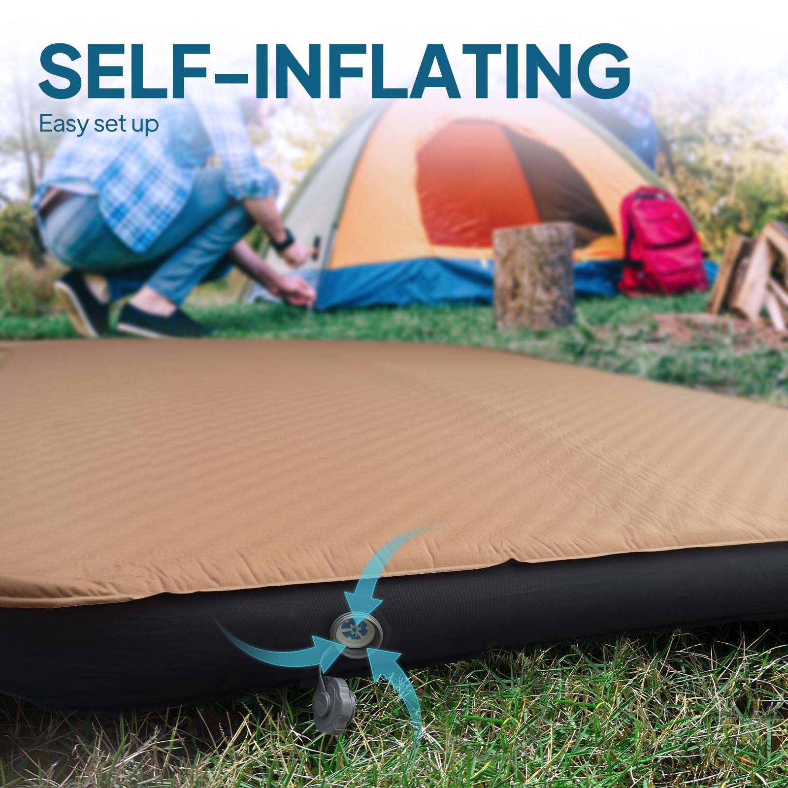 LOSTHORIZON 4-5-inch-height image highlights plush cushioning and pressure relief.