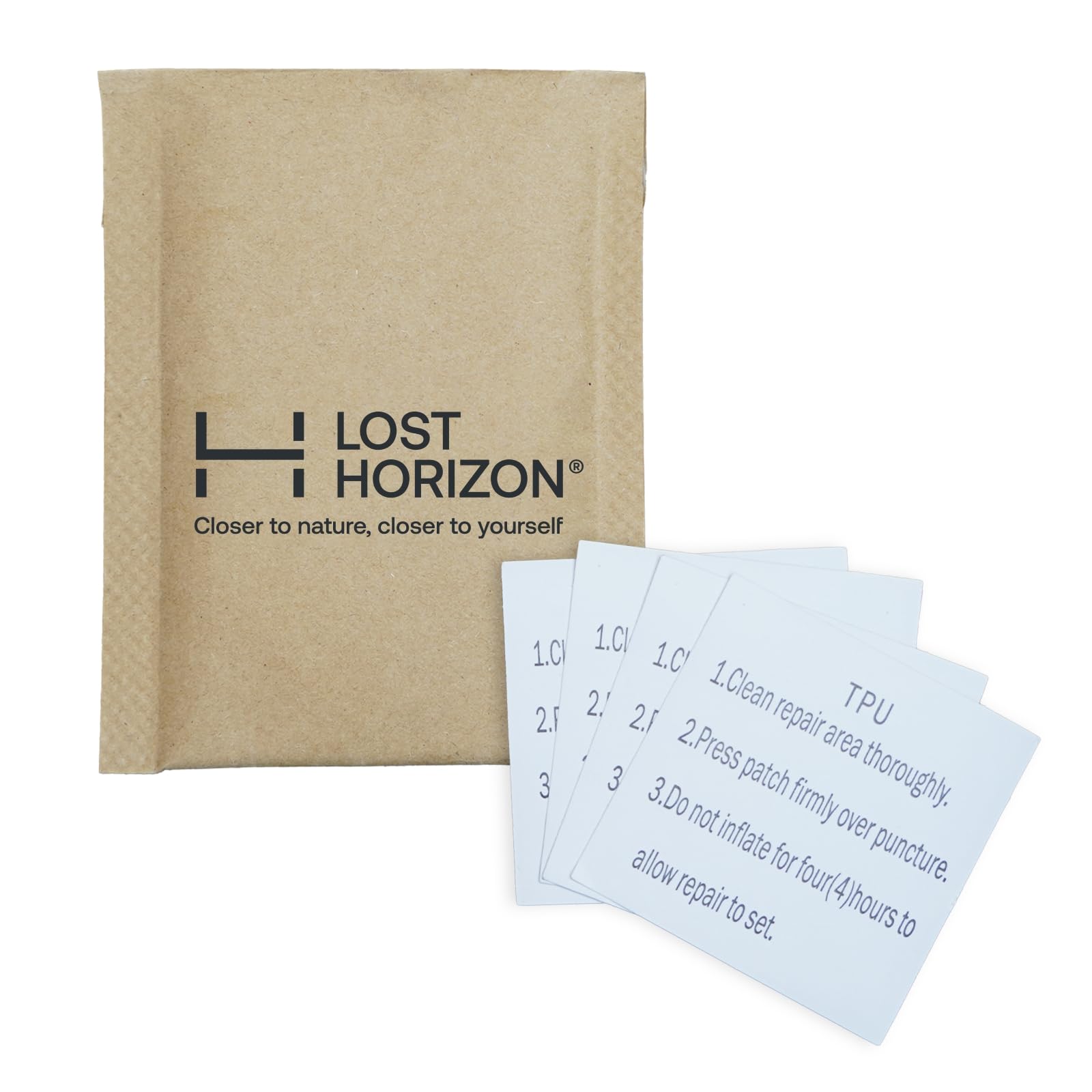LOSTHORIZON air mattress repair patches ready for quick fixes during camping