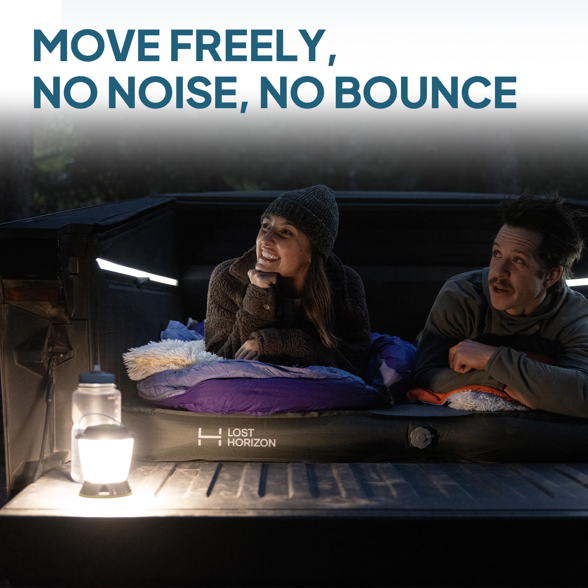 LOSTHORIZON Air& Foam mattress demonstrates warmth with R-Value 13.