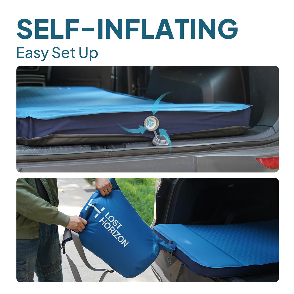 LOSTHORIZON pump sack included for quick on-site inflation and deflation