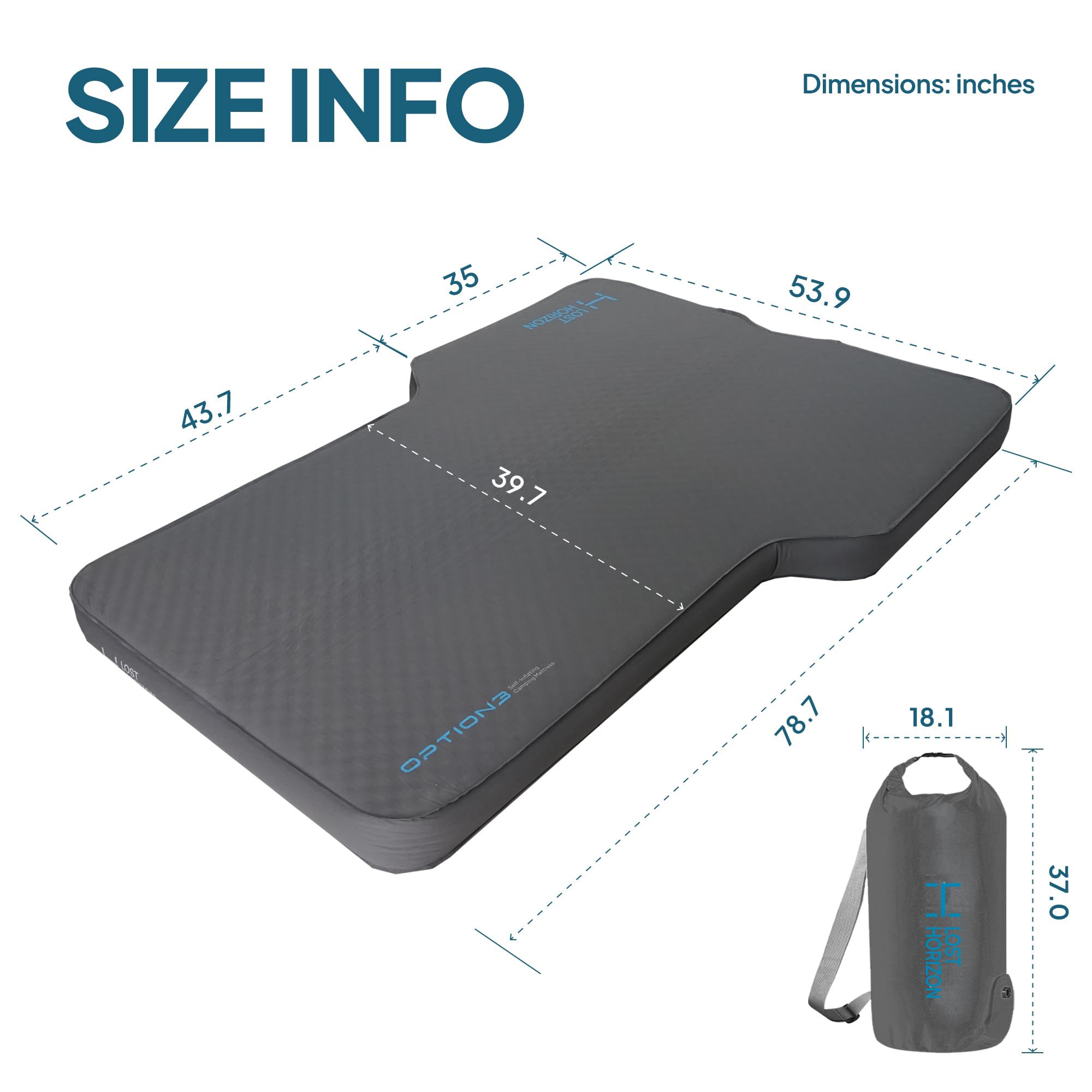LostHorizon Tacoma mattress with pump demonstrates quick 4-minute inflation.