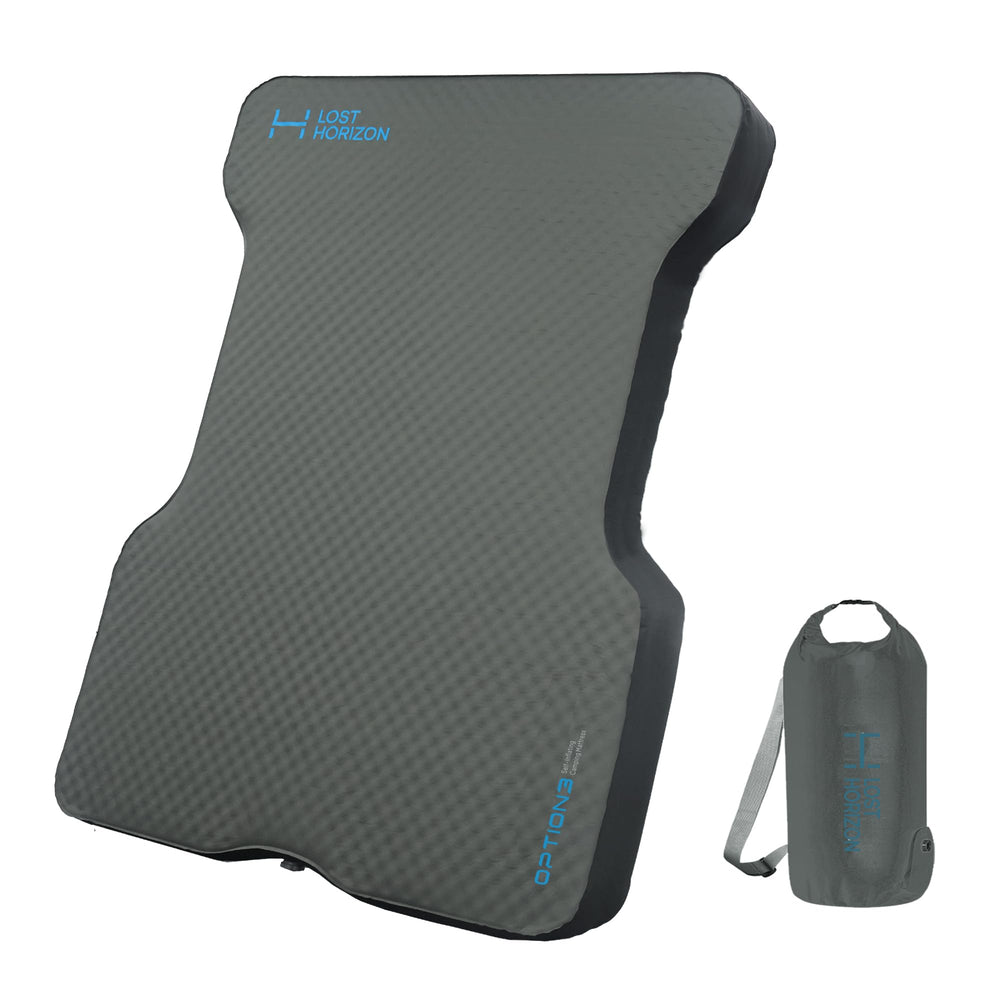LOSTHORIZON truck bed mattress setup demonstrates full-size fit for outdoor comfort