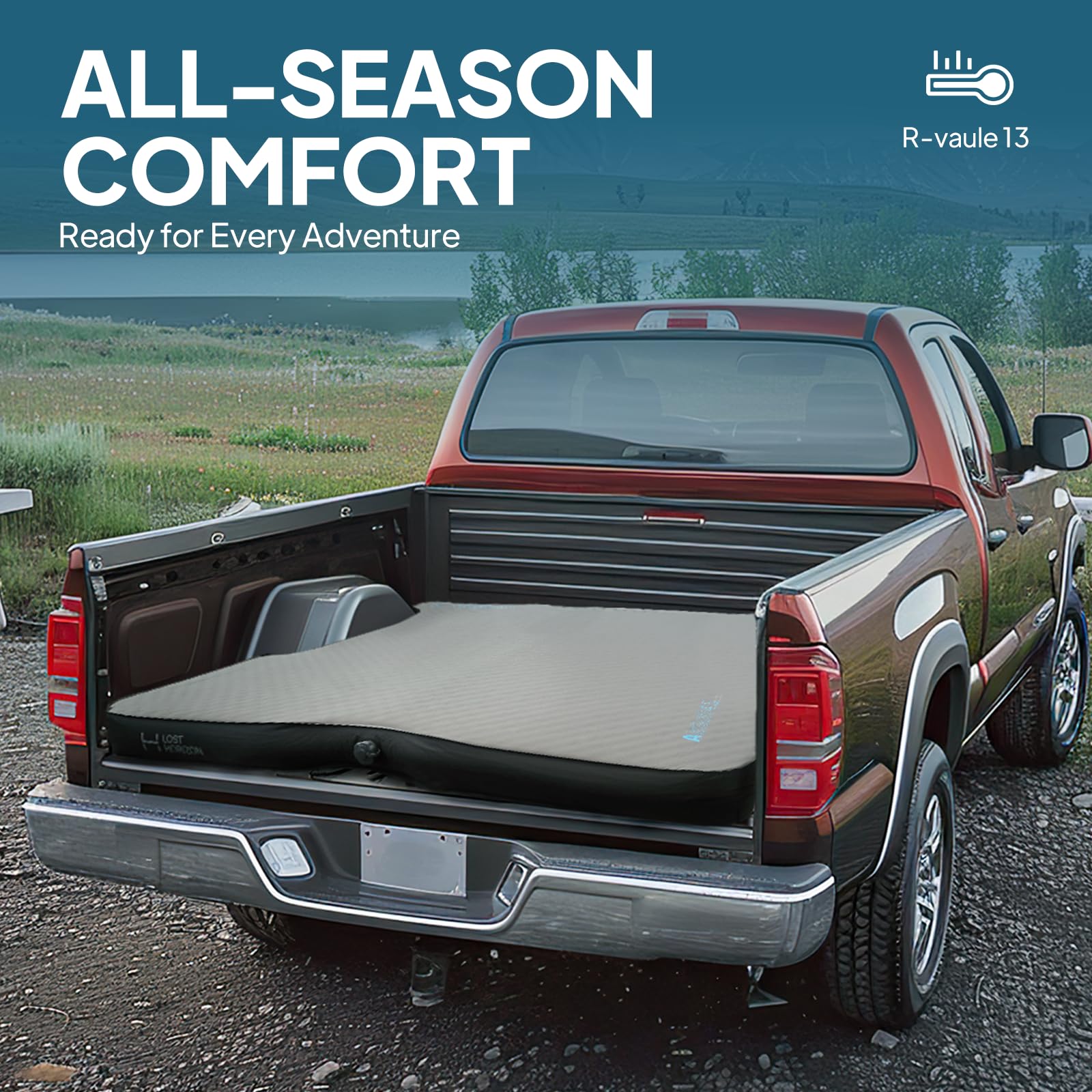 LOSTHORIZON four-season mattress supports varied sleepers with quiet, stable sleep
