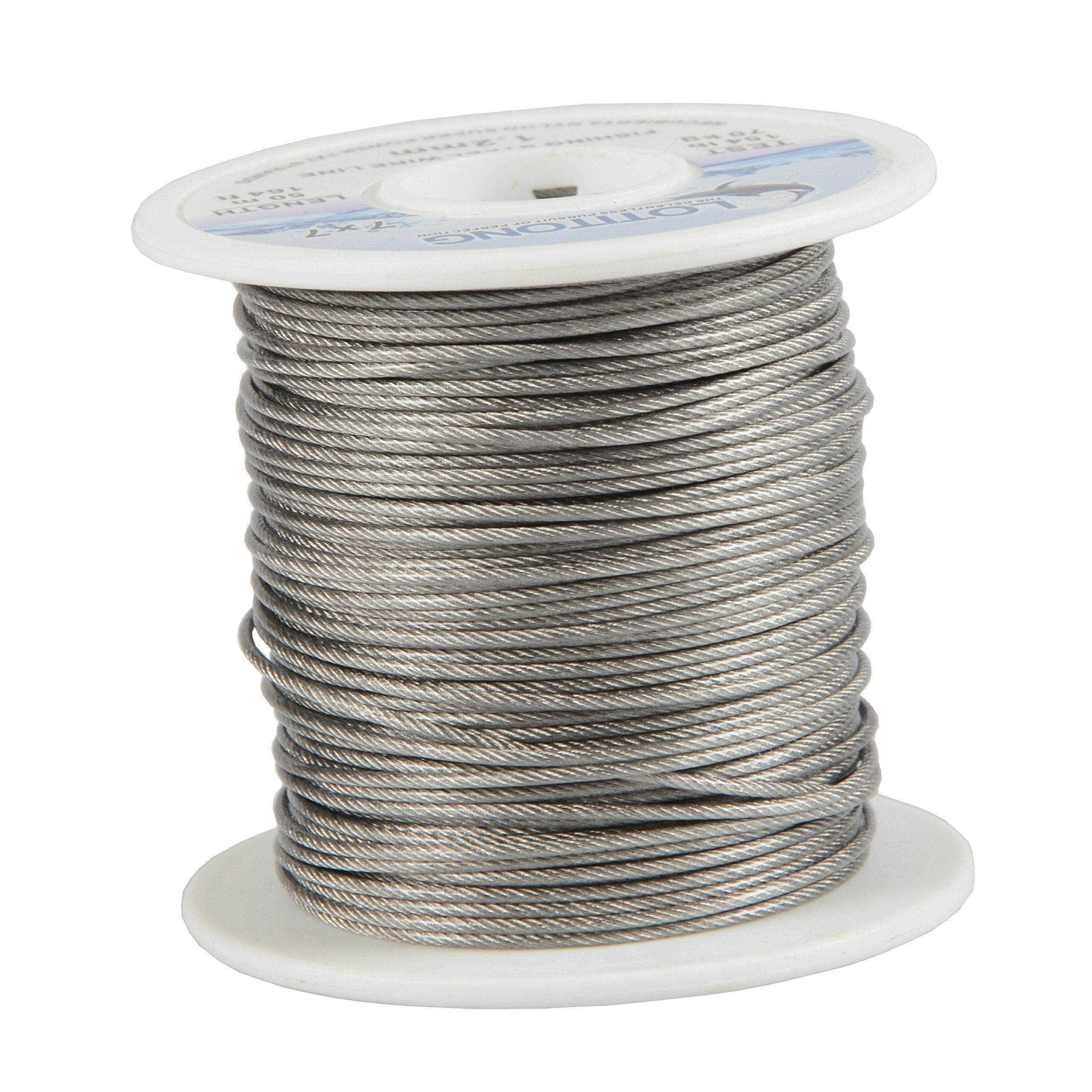 LOTITONG 50m leader wire in 1.5mm ready for 264lb class big game