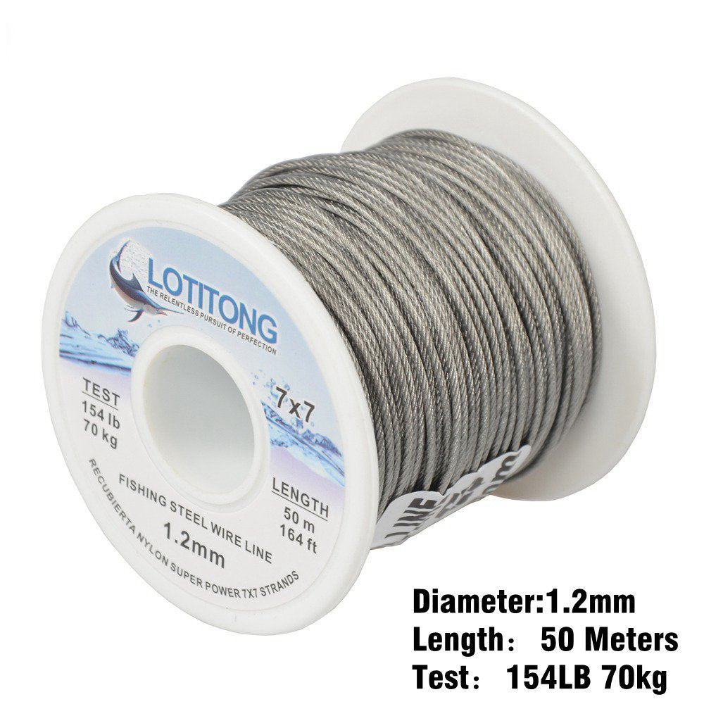 LOTITONG leader wire paired with bait for realistic action underwater