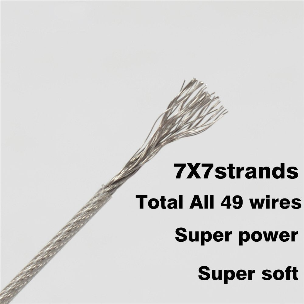 LOTITONG jigging wire with lead for accurate lure presentation.