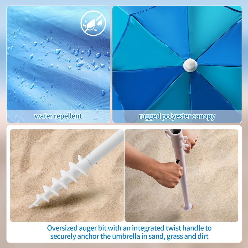 LOTTAFUN stakes included for secure anchoring in varied terrain