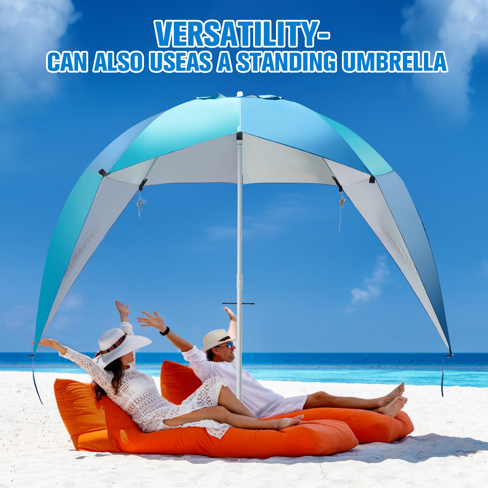 LOTTAFUN privacy side panel adds shade and wind protection