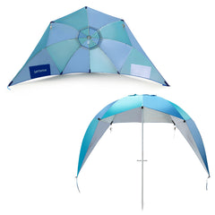 LOTTAFUN tilt-enabled center pole adjusts shade angle easily