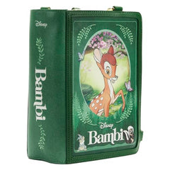 Loungefly Bambi bag open pages reveal life lessons and playful illustrations for daily whimsy