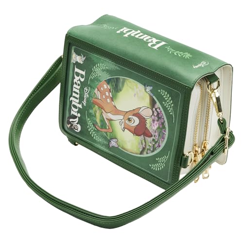Loungefly Disney Bambi forest pattern image focusing on lush detail for collectors