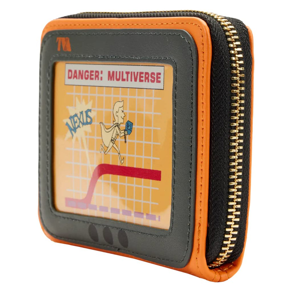 Loungefly Loki TVA wallet on display for fandom-inspired fashion