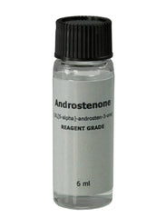 Love Scent Androstenone bottle close-up shows high-concentration pheromone for experienced users