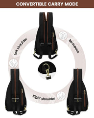 LOVEVOOK sling bag interior pockets, organized storage for essentials.