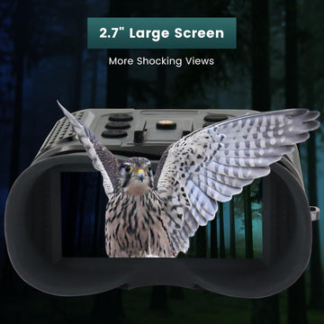 Lovpo night vision goggles deliver 8x digital zoom and 10x optical magnification for detail.