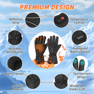 LOYATIAI heated gloves battery pocket with secure storage for travel.