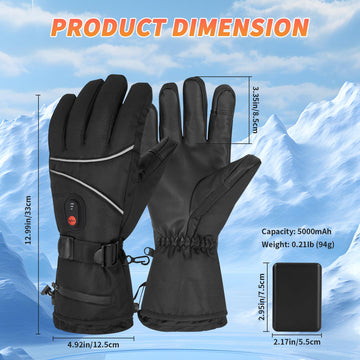LOYATIAI heated gloves touchscreen compatibility lets you use devices without removal.