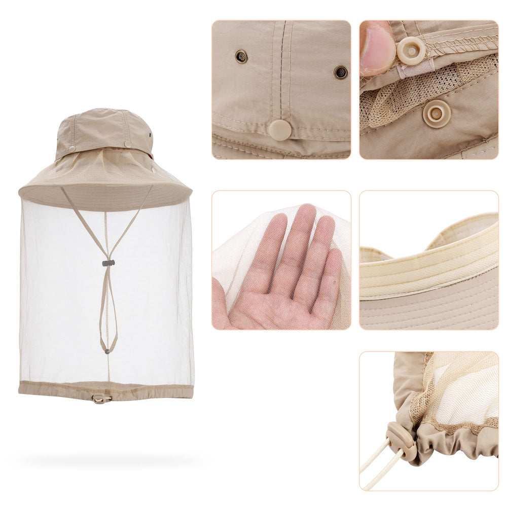 360 degree mesh brim close-up