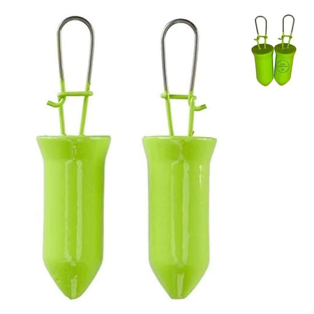 Two green Magnum Pocket Knocker Lure Retrievers in a 2-pack