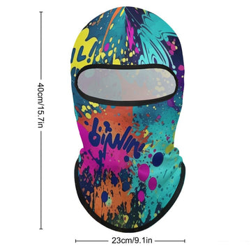 LPSADGF balaclava-style face cover keeps you snug while skiing or biking.