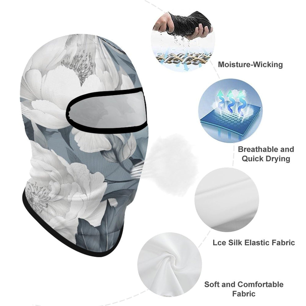 LPSADGF neck gaiter under helmet for secure, anti-slip wear during cycling.
