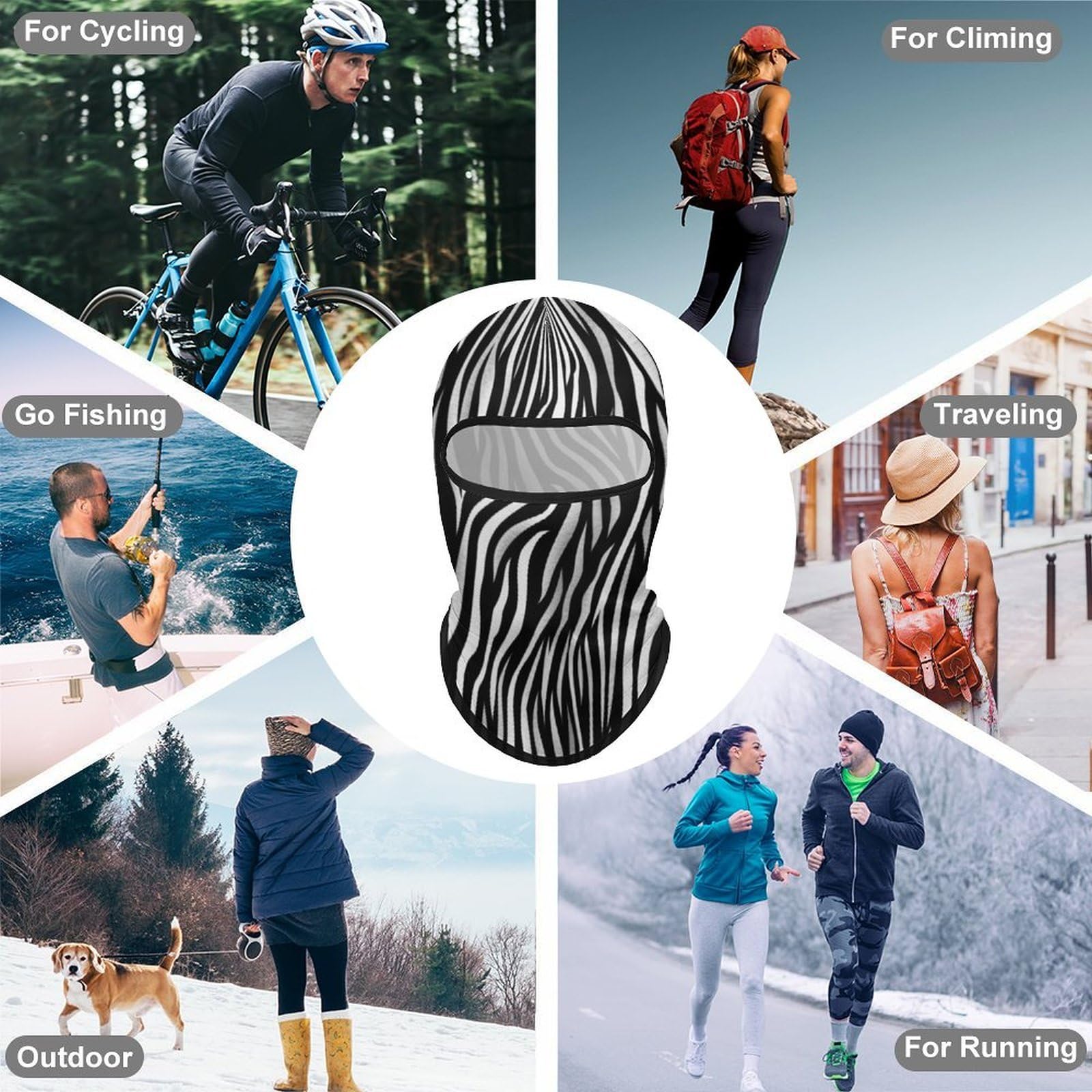 LPSADGF hiking bandana doubles as versatile headwear on trail treks.