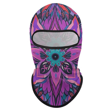 LPSADGF Mandala neck gaiter quickly dries after outdoor use