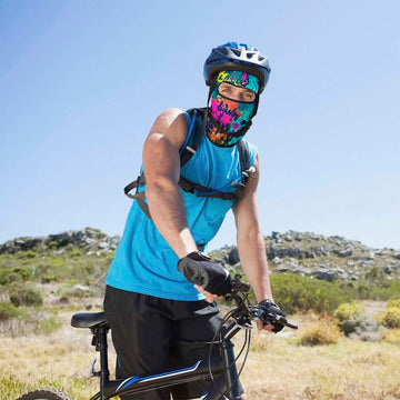 LPSADGF running and cycling face mask offering breathable coverage for all-weather rides.
