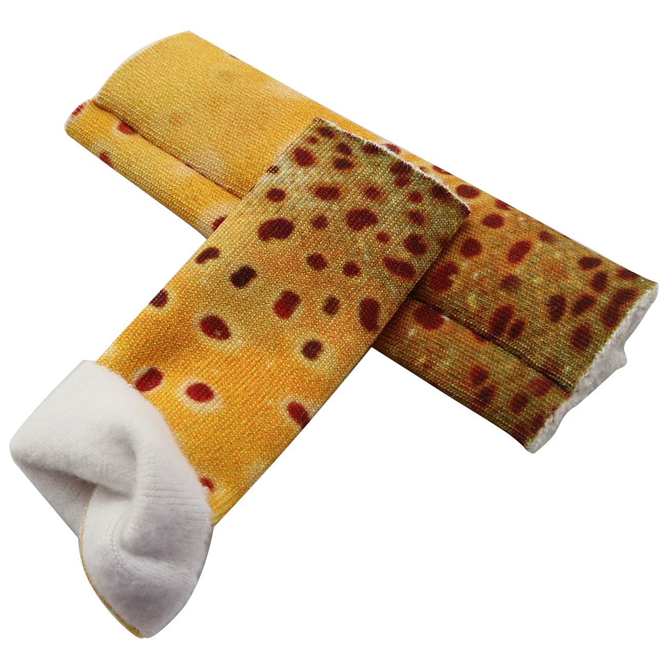 Durable wear-resistant fishing finger protector on finger