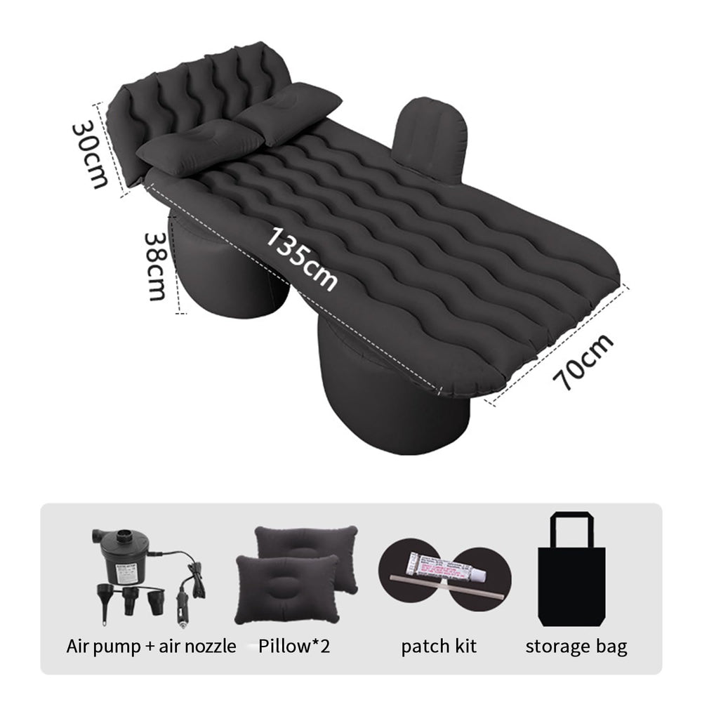 LRKKJQ air pump for quick setup of the back seat mattress.