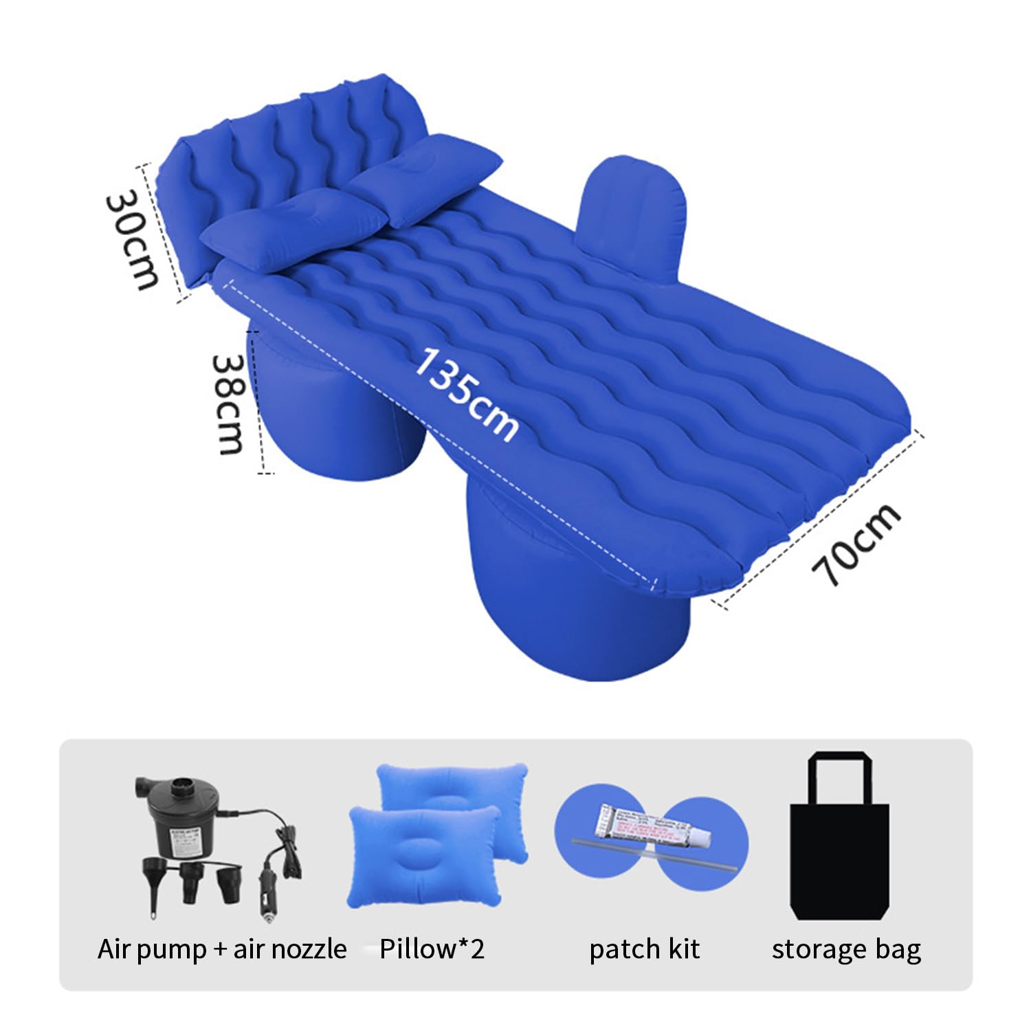 LRKKJQ inflatable bed in use providing a soft resting space.