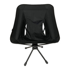 LSLANSOON portable camping chair assembly shows sturdy 360-degree swivel for comfortable outdoor seating.