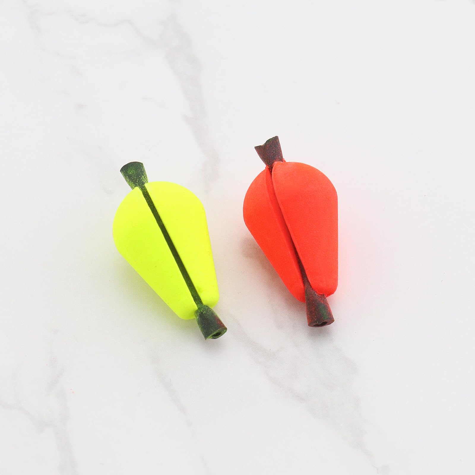 Line depth adjustable float indicator on fishing line
