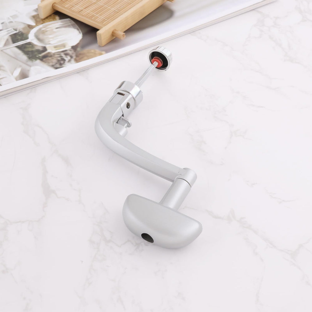 Two-piece replacement fishing reel handles included