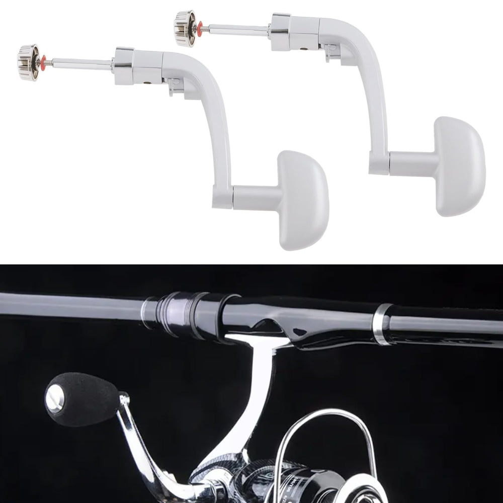 Rocker arm replacement for fishing reel handle