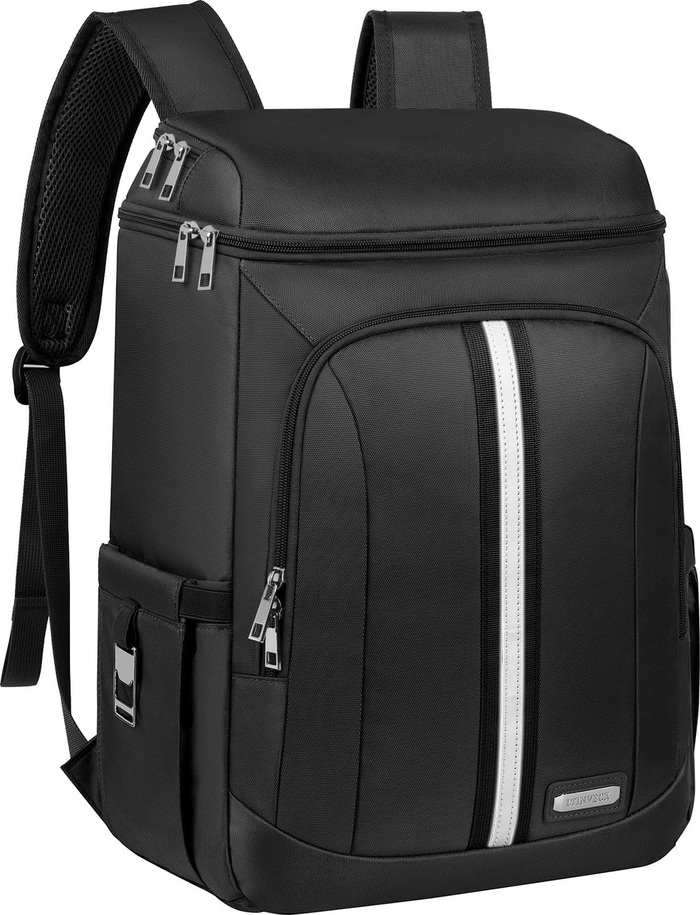 LTINVECK backpack cooler closed for travel-ready storage